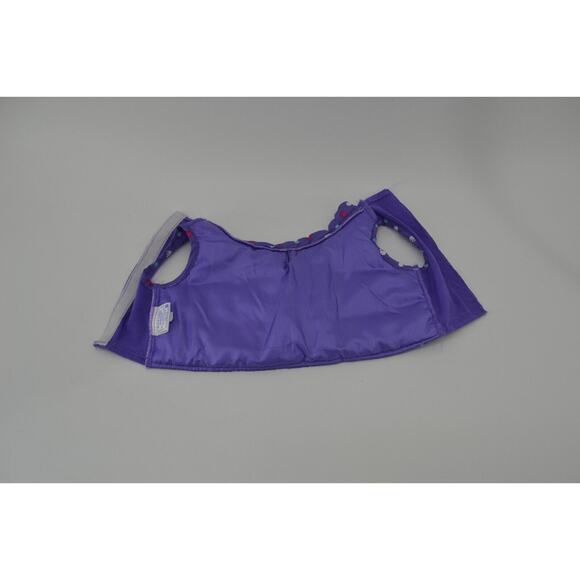 build a bear clothes Purple Dog Plush Vest with Pawprints white pink blue hole - Picture 4 of 9